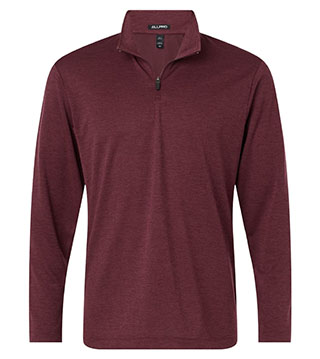 Men's Pro-Lock Performance Mélange Quarter-Zip Pullover