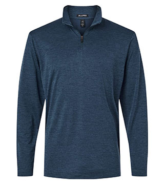 01596 - Men's Pro-Lock Performance Mélange Quarter-Zip Pullover