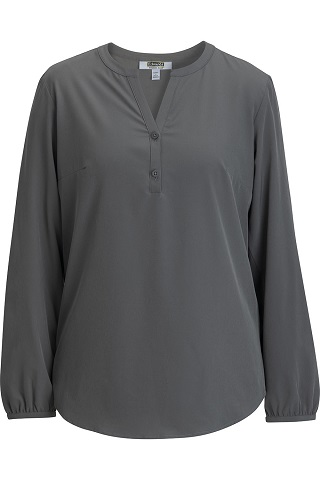 5275 - Ladies Open V-Neck Blouse