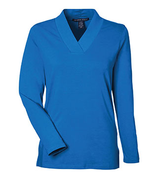 Ladies Raleigh Shawl Collar Knit Top