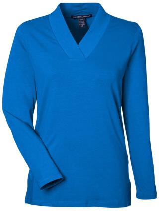Ladies Raleigh Shawl Collar Knit Top