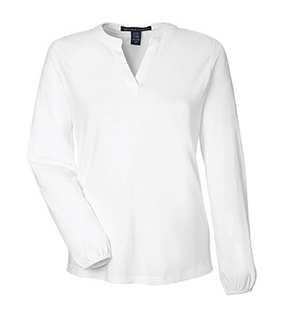 Ladies Raleigh Half-Placket Knit Top
