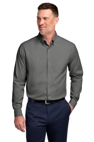 Wrinkle-Free Stretch Pinpoint Shirt