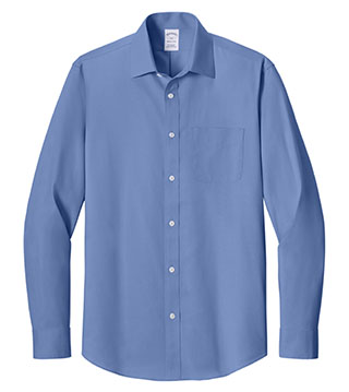 BB18012 - Wrinkle Free Stretch Pinpoint Spread Collar Shirt