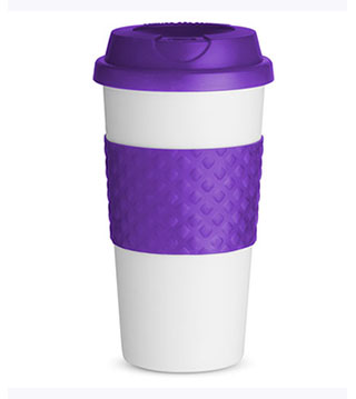 BLK-ICO-036 - Color Banded Coffee Cup