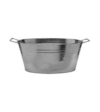 15 Qt Galvanized Metal Tub