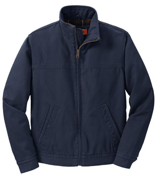 Washed Duck Cloth Flannel-Lined Work Jacket