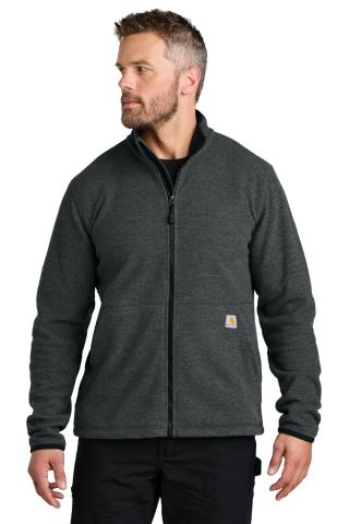 Textured Full-Zip Fleece Jacket