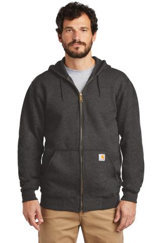 Midweight Hooded Zip-Front Sweatshirt