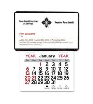 FC1-029 - 2024 Adhesive Business Card Holder w/Calendar