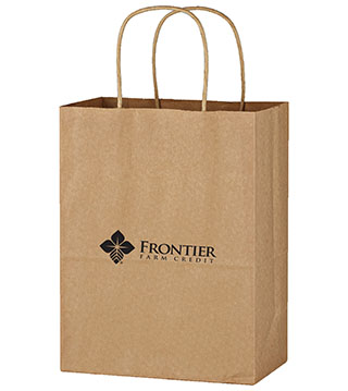 FC1-115 - Kraft Paper Brown Shopping Bag - Frontier