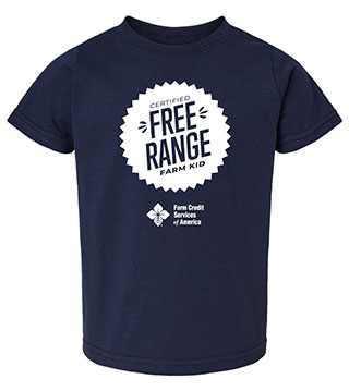 Free Range Farm Stamp Toddler Fine Jersey Tee