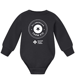FC1-3421-DTFALL - All American Farm Infant Fleece Bodysuit