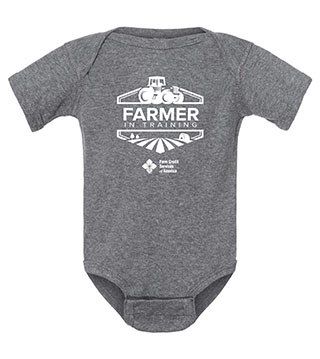 Farmer In Training Infant Baby Rib Bodysuit