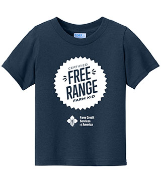 Free Range Farm Stamp Infant Core Cotton Tee