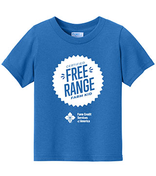 FC1-CAR54I-DTFRFS - Free Range Farm Stamp Infant Core Cotton Tee