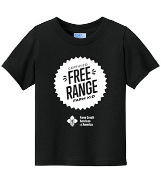 FC1-CAR54I-DTFRFS - Free Range Farm Stamp Infant Core Cotton Tee