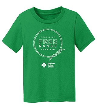 FC1-CAR54T-DTFRFR - Free Range Farm Rope Toddler Cotton Tee