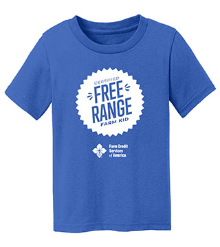 Free Range Farm Stamp Toddler Cotton Tee