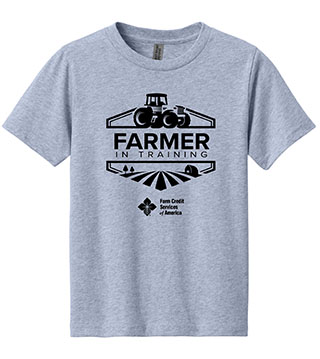 Farmer In Training Youth Cotton Tee
