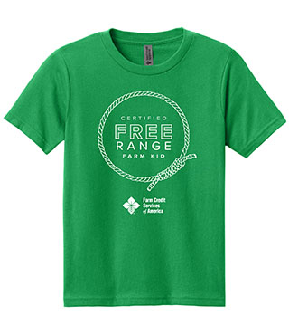 Free Range Farm Rope Youth Cotton Tee