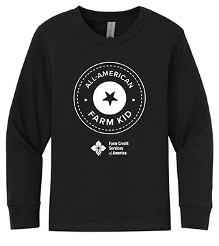 FC1-NL3311-DTFALL - All American Farm Youth Long Sleeve Tee