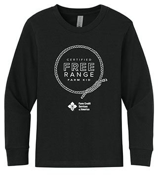 FC1-NL3311-DTFRFR - Free Range Farm Rope Youth Long Sleeve Tee