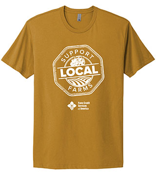 Support Local Farms Adult Cotton Tee