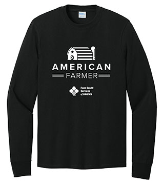 FC1-PC54LS-DTFAMF - American Farmer Long Sleeve Core Cotton Tee