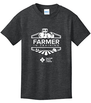 Farmer In Training Kid Cotton Tee