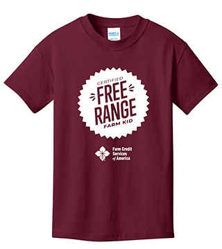 Free Range Farm Stamp Kid Cotton Tee