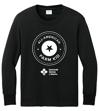 FC1-PC54YLS-DTFALL - All American Farm Youth Long Sleeve Tee