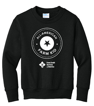 FC1-PC78Y-DTFALL - All American Farm Youth Crewneck Sweatshirt