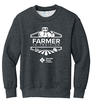 Farmer In Training Youth Crewneck Sweatshirt