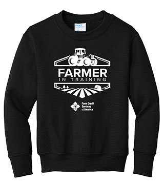 FC1-PC78Y-DTFFRT - Farmer In Training Youth Crewneck Sweatshirt