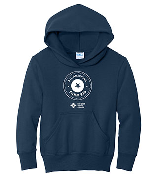 All American Farm Youth Pullover Hooded Sweatshirt
