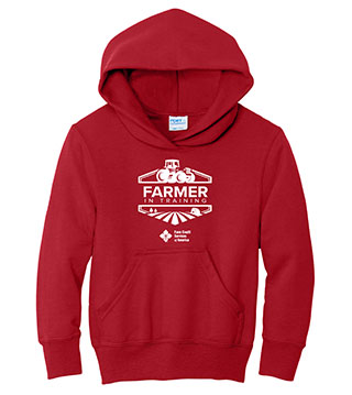 Farmer In Training Youth Pullover Hooded Sweatshirt
