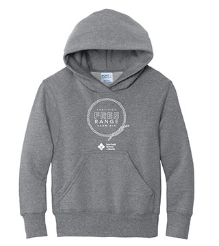 Free Range Farm Rope Youth Pullover Hooded Sweatshirt