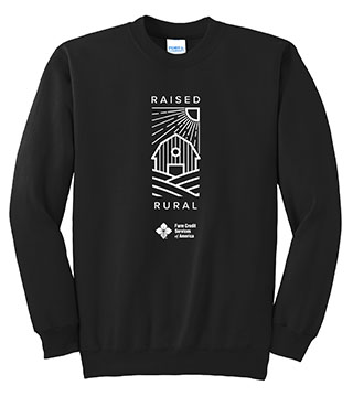 FC1-PC90-DTFRSR - Raised Rural Essential Fleece Sweatshirt