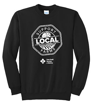 FC1-PC90-DTFSLF - Support Local Farms Essential Fleece Sweatshirt