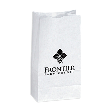 FC3-017 - Frontier Popcorn Bag - White (25/Pkg.)