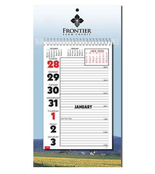FC3-AW1-C - 2026 Frontier Almanac Week View Calendar