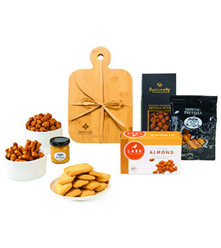 Bamboo Cheese Board & Bites Gift Set