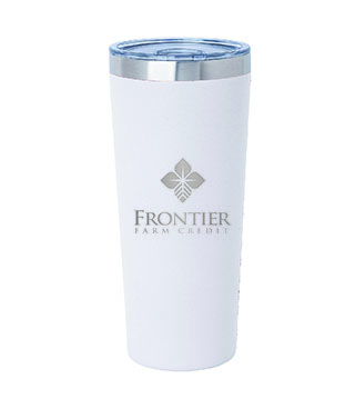 ICOL-B-044 - 22oz Double Wall S/S Tumbler - White