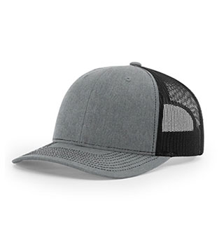 Snapback Trucker Cap - Heather Grey/Black