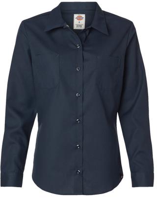 Ladies' Long Sleeve Industrial Work Shirt