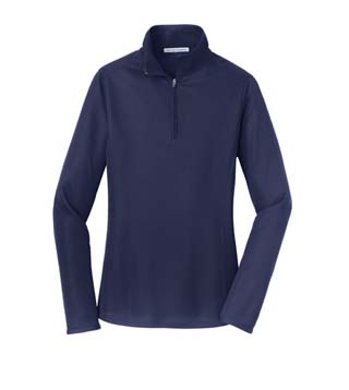 Ladies' Pinpoint Mesh 1/2-Zip