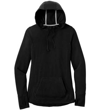 Ladies Tri-Blend Fleece Hooded Pullover