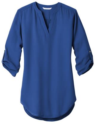 LW701 - Ladies' 3/4- Sleeve Tunic Blouse