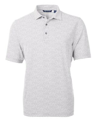 Virtue Eco Pique Botanical Print Recycled Polo